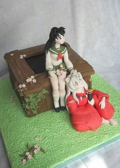 Cake Anime, Cool Cakes, Inuyasha Love, Disney Cake, Anime Cake, Inuyasha And Sesshomaru, Inuyasha Fan Art, Ideas Cumpleaños, Kagome And Inuyasha