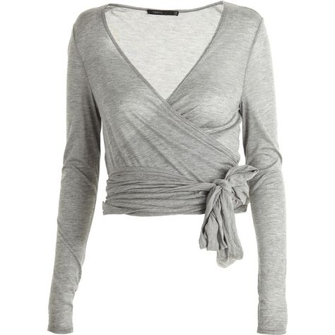 TWENTY Ballerina Wrap Cardi ($159) ❤ liked on Polyvore.  Another top I think would be really versatile but way overpriced for me. Wrap Sweater Outfit, White Summer Cardigan, Ballet Wrap Sweater, Lightweight Cardigan Summer, Ballet Wrap Top, Ballet Shirts, White Wrap Top, White Summer Shirt, Layering Cardigan