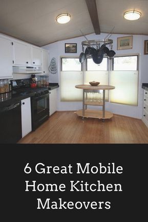 6 great kitchen makeover ideas Kitchen Makeover Ideas, Mobile Home Kitchens, 80s Kitchen, Vintage Kitchen Remodel, Mobile Home Repair, Mobile Home Kitchen, Mobile Home Makeovers, Mobile Home Renovations, Single Wide Mobile Homes