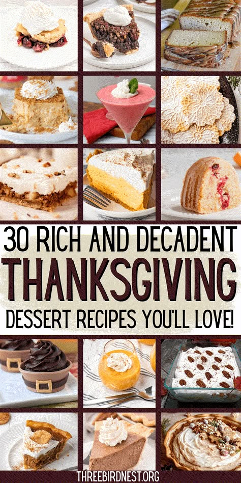 Decadent Thanksgiving Desserts: From Classic Pies to Creative Twists - This Little Nest Delightful and decadent Thanksgiving desserts that will steal the show! Pick your favorite Thanksgiving Dessert today and plan ahead for the Best holiday season ever.  Thanksgiving desserts, Autumn dessert menu, Thanksgiving menu, Thanksgiving easy desserts. Modern Desserts, Divine Recipes, Thanksgiving Sweets, Thanksgiving Dessert Recipes, Autumn Dessert, Thanksgiving Desserts Table, Fun Thanksgiving Desserts, Thanksgiving Food Sides, Thanksgiving Desserts Easy