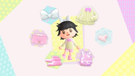 Cutecore Island Acnh, Cutecore Animal Crossing Clothes, Cutecore Acnh Codes, Animal Crossing Cutecore, Cutecore Animal Crossing, Cute Animal Crossing Villagers, Acnh Cutecore, Animal Crossing Kawaii, Custom Design Animal Crossing