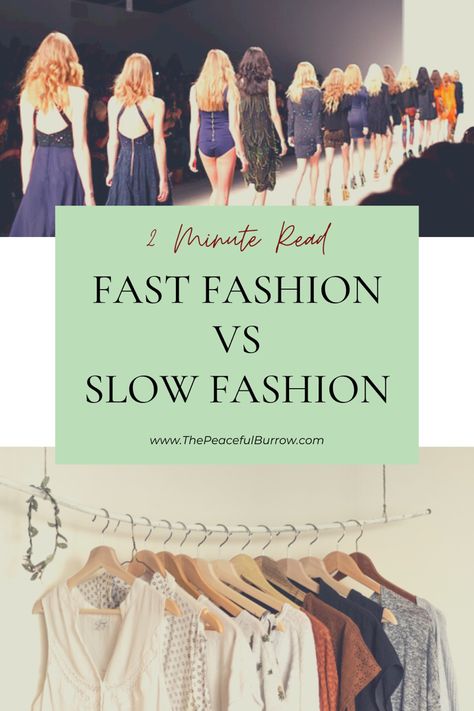 Fast fashion vs slow fashion Fast Fashion Vs Slow Fashion Illustration, Fast Fashion Vs Slow Fashion, What Is Fast Fashion, Environmental Law, Energy Saving Tips, Fast And Slow, Fast Fashion Brands, Ethical Fashion Brands, Personal Goals