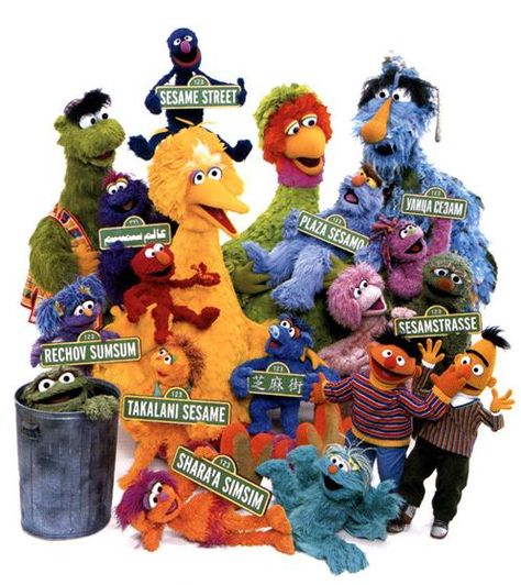 Sesame Street is Muppets Most Wanted, Sesame Street Muppets, Sesame Street Characters, Fraggle Rock, The Muppet Show, Jim Henson, Kids Tv, Big Bird, Classic Cartoons