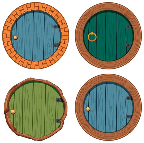 Hobbit Vectors & Illustrations for Free Download | Freepik Darth Vader Helmet Drawing, Lotr Birthday, Hole Drawing, Hobbit Door, Tufting Diy, Casa Hobbit, Hobbit Art, Door Decs, Hobbit Hole