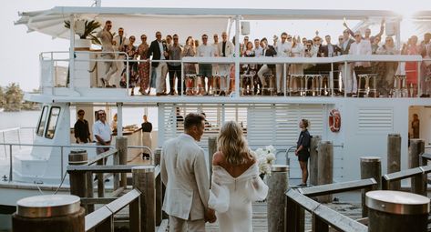 Weddings — M.V. Catalina Noosa Yacht Wedding Decor, Boat Wedding Reception, Yacht Wedding Reception, Yacht Wedding, Boat Wedding, Key West Wedding, Yacht Party, Cabo Weddings, Cruise Wedding