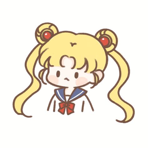 Sailor Moon Clipart, Sailor Moon Chibi Art, Sailor Moon Pose Reference, Sailor Moon Doodles, Sailor Moon Eyes, Draw Sailor Moon, Sailor Moon Drawing, Chibi Sailor Moon, Chibi Usagi