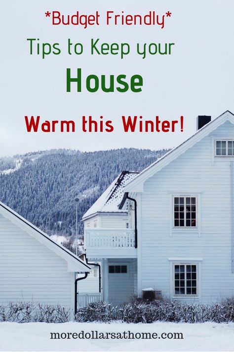 Keep yourself and your home warmer this winter. Budget friendly ways to lower your utility bills. Stay warm for less. #winter #budget #savemoney #moneytips Winterize Windows, Farmhouse Mud Room, How To Stay Warm, Provident Living, Make A House A Home, Life On A Budget, Energy Saving Tips, House Chores, Winter Window