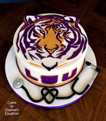 The Bake More: LSU Tiger Groom's Cake Stadium Cake, Lsu Tiger Stadium, Gold Fondant, Tiger Cake, Lsu Fans, Independence Day Special, Cake With Name, Go Tigers, Indian Independence