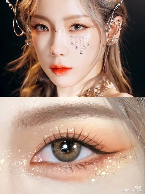 Makeup Looks Kpop Idol, Korean Idol Makeup Look, Kpop Idol Eye Makeup, Kpop Idol Makeup Tutorial, Idol Makeup Korean, Kpop Idol Makeup Look, Korean Makeup Look Natural, Kpop Eye Makeup, Korean Makeup Products Aesthetic