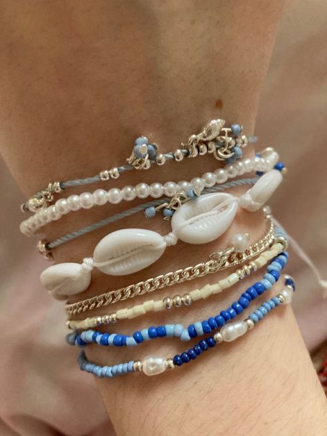 Mama Mia Accessories, Costal Granddaughter Bracelet, Summer Jwellary, Mamma Mia Beaded Bracelet, Mama Mia Inspired Bracelet, Coastal Granddaughter Bracelets, Mamma Mia Inspired Bracelets, Mamma Mia Necklace, Clay Bracelet Stack