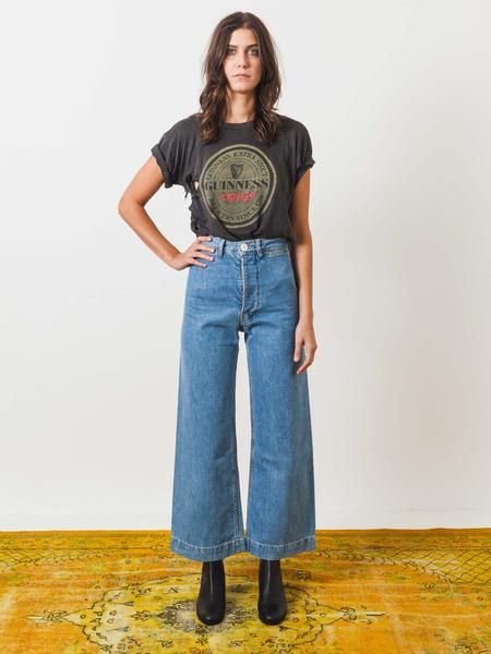 Kamm Pants, Jesse Kamm, Sailor Pants, American Denim, Pants Fit, Little Outfits, Other Outfits, Wide Leg Denim, Styling Tips