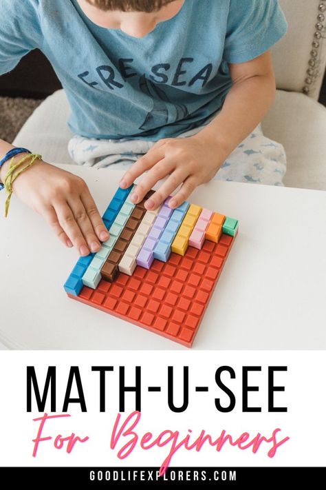 Child doing math using Math U See Manipulatives Math U See, Homeschool Math Curriculum, Homeschool Education, Most Asked Questions, Homeschool Math, Math Curriculum, Unschooling, Morning Work, Homeschool Curriculum