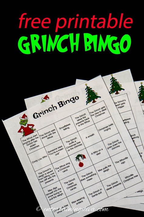 For an easy Christmas game, try this free printable Grinch bingo that is holiday fun for the whole family no matter what their age. Grinch Day Activities 4th Grade, Grinch Bingo, Free Printable Grinch, Game To Play With Friends, Christmas Games To Play, Fun Family Christmas Games, Christmas Gift Exchange Games, The Grinch Movie, Grinch Christmas Party