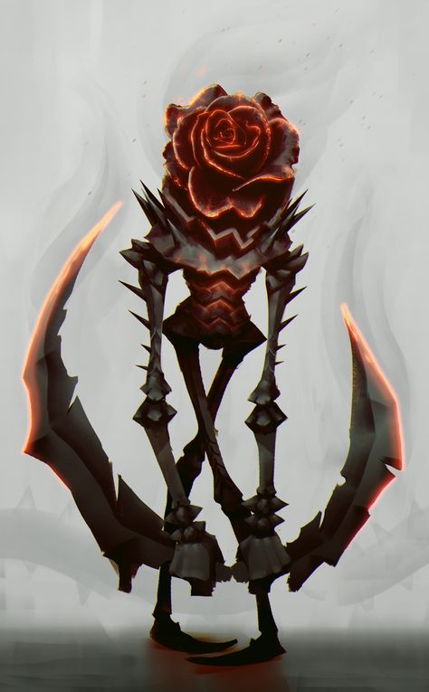 Rose demon, Alexis Rives on ArtStation at https://www.artstation.com/artwork/eQNgG Plant Monster, Cool Monsters, Fantasy Beasts, 다크 판타지, Monster Concept Art, Fantasy Monster, Fantasy Creatures Art, Mythical Creatures Art, Monster Design