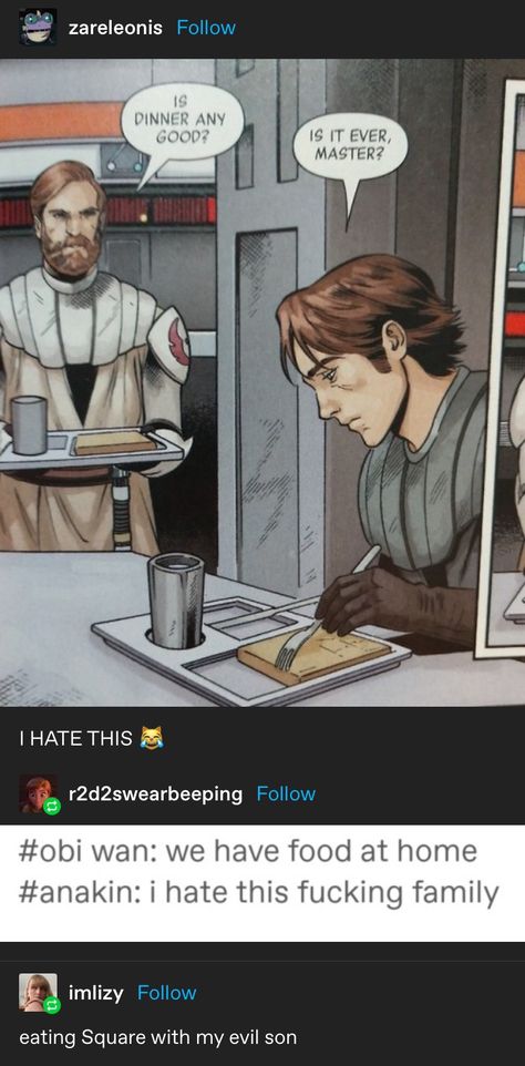 Anakin Clone Wars Fanart, Her Universe Star Wars, Clone Wars Art Fanart, Bad Batch Fanart Funny, Codywan Tumblr, Codywan Fanart Spicy, Clone Wars Pfp, Cursed Star Wars Images, Star Wars Fan Art Funny