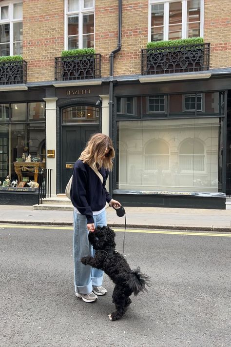 London Street Style Autumn, Nike P 6000 Outfit, Nike P6000 Outfit, London Style Women, Knitted Jumper Outfit, Uniqlo Bag, Uniqlo Women Outfit, Jumper Outfits, Street Style Autumn