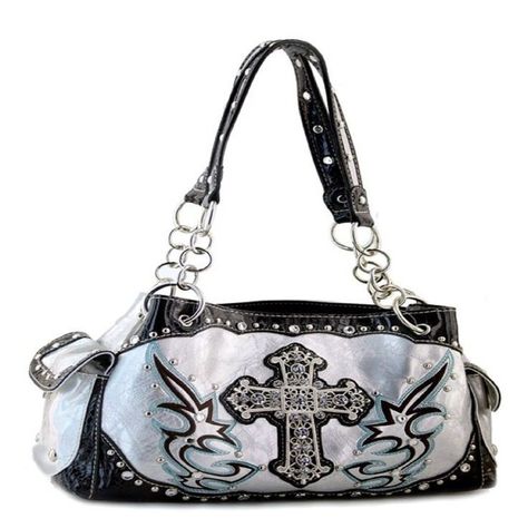 cute cyber y2k aesthetic bags 2000s Bags, Cross Purses, Y2k Bags, Rhinestone Handbags, Y2k Accessories, Rhinestone Cross, 2000s Fashion Outfits, Pretty Bags, Cute Purses