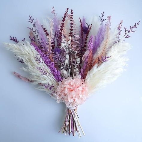 Amazon.com: MUYEJI Natural Dried Flowers Pampas Grass Bouquet, Boho Home Table Decor, White & Purple Pampas Grass, Dried Flower Arrangement for Table Centerpiece, Home Office Wedding Decorations : Home & Kitchen Purple Pampas, Purple Pampas Grass, Lavender Centerpieces, Bohemian Style Home, Centerpiece Home, Grass Bouquet, Home Table Decor, Pampas Grass Bouquet, Natural Dried Flowers