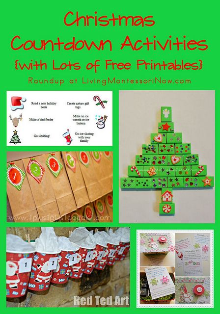 Hundreds of December Holiday Activities for Kids Christmas Countdown Chain, Christmas Countdown Activities, Printable Christmas Countdown, Countdown Chain, Calender Ideas, Countdown Activities, Christmas Units, Holiday Activities For Kids, Diy Advent Calendar