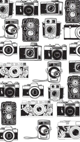 Que tal elas?!câmeras tumblr para seu wallpaper Camera Background Wallpapers, Fotocamere Vintage, Camera Tattoos, Camera Wallpaper, Camera Drawing, Camera Art, Wallpaper Pastel, Wallpaper Vintage, Vintage Camera