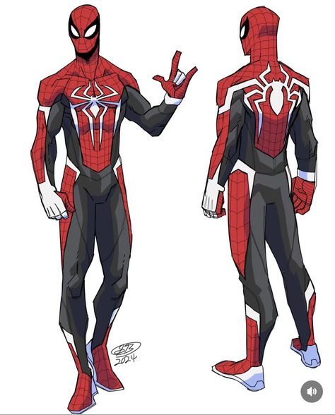 Spiderman Oc Art, Spiderman Suit, Spiderman And Spider Gwen, Trollhunters Characters, Marvel Character Design, Spiderman Suits, Drawing Superheroes, Spiderman Spider, Marvel Artwork