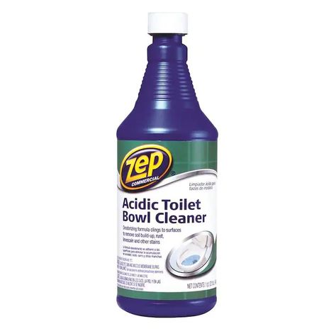 Zep Acidic 32 fl oz Toilet Bowl Cleaner at Lowes.com Best Toilet Bowl Cleaner, Drain Unclogger, Clogged Drain Bathtub, Remove Rust Stains, Drain Repair, Bathtub Drain, Toilet Bowl Cleaner, Hard Water Stains, Toilet Cleaner