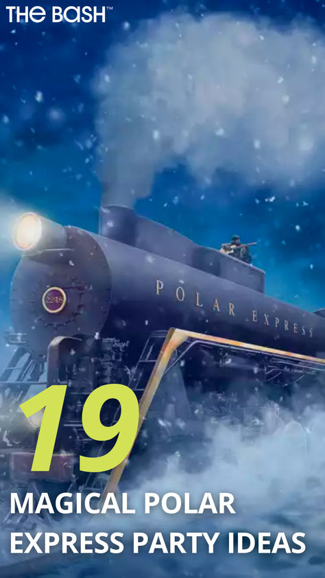 The train is leaving the station which means it is time to start planning your Polar Express Party!🚂Find everything you need here with these 19 Magical Polar Express Party Ideas!🎉

#thebash #polarexpress #polarexpresspartyideas #partyideas #polarexpresstheme #themedparty #winterwonderland #movienight #movieparty #moviescreening #christmasmovie #christmasparty #christmaspartytheme #partythemeideas #kidsparty #kidspartyideas #polarexpresskidsparty #classroomparty #classroompartyideas #trainparty Polar Express Theme School, Polar Express Themed Christmas Party, Polar Express Centerpieces, Polar Express Trunk Or Treat Ideas, Polar Express Table Centerpieces, Polar Express Photo Backdrop, Polar Express Display, Polar Express Themed Party, Polar Express Christmas Party Ideas