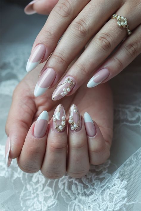 Discover the epitome of elegance with these stunning wedding nail ideas acrylic, perfect for your special day. Featuring exquisite white and soft lavender designs, adorned with delicate floral accents and shimmering gems, these nails will effortlessly enhance your bridal beauty. Embrace a look that complements your gown while showcasing your unique style. Say 'I do' to gorgeous nails! Bridal Nails Lavender, Unique Bridal Nails, Nails Lavender, Nail Ideas Acrylic, Wedding Nail Ideas, Wedding Nail, Soft Lavender, Bridal Nails, Bridal Look