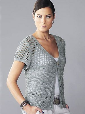 Cap Sleeve Cardigan Free Knitting Pattern and more short sleeve cardigan sweater knitting patterns Lace Cardigan Pattern, Summer Knitting Projects, Ladies Cardigan Knitting Patterns, Short Sleeve Sweater Cardigan, Gilet Crochet, Knitting Sweaters, Knit Cardigan Pattern, Lace Knitting Patterns, Knitting Patterns Free Cardigans