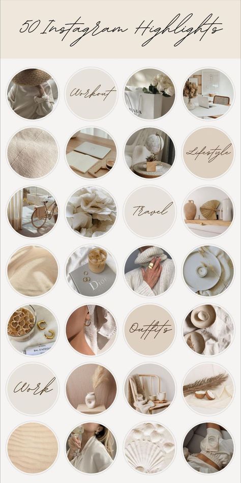 Beige Aesthetic Highlight Icons, Simple Aesthetic Highlight Covers, Hilight Story Cover, Laptop Instagram Highlight Cover, Hilight Instagram Cover Aesthetic, Beauty Hilight Instagram Cover, Beige Aesthetic Story Highlight, Oh Highlight Covers Aesthetic, Hilghits Instagram Cover Aesthetic