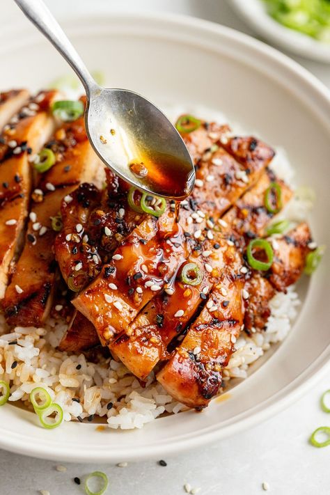 Marinated Recipes, Honey Soy Marinade, Teriyaki Chicken Marinade, Easy Asian Chicken, Chicken Thigh Marinade, Pollo Teriyaki, Baked Teriyaki Chicken, Teriyaki Shrimp, Easy Teriyaki Chicken