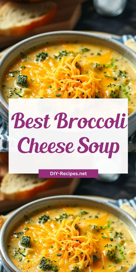 Try the Best Broccoli and Cheese Soup recipe ever! With fresh broccoli, carrots, and sharp cheddar, this soup is irresistibly delicious! 5 Ingredient Broccoli Cheese Soup, Best Broccoli Cheddar Soup Recipe, Best Broccoli And Cheese, Broccoli And Cheese Soup Recipe, Broccoli And Carrot Soup, Broccoli Cheddar Cheese Soup, Broccoli And Cheese Soup, Best Broccoli Cheese Soup, The Best Broccoli