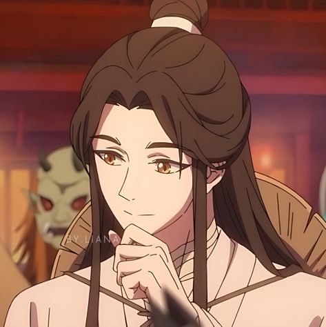 Xie Lian Donghua Icon, Heveans Official Blessing, Heavens Official Blessing Xie Lian, Heavens Offical Blessing, Xe Lian, Xie Lian Pfp, Tgcf Icon, Tgcf Xie Lian, Xie Lian Icon