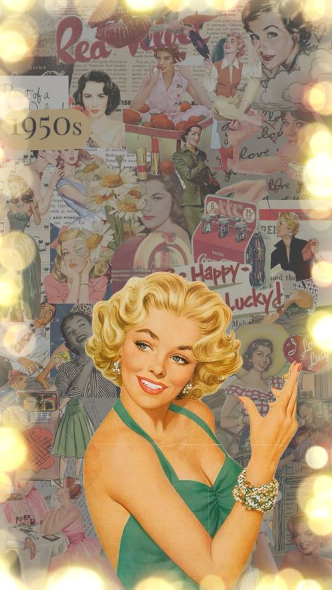 💋 #1950s #vintage #wallpaper #ads #old #nostalgia #fyp Vintage Women Wallpaper, 50s Phone Wallpaper, 1940s Wallpaper Iphone, Old Hollywood Wallpaper Iphone, 50s Patterns Wallpaper, Vintage 1950s Aesthetic Wallpaper, 50s Background, 1950s Aesthetic Wallpaper, Vintage Hollywood Aesthetic