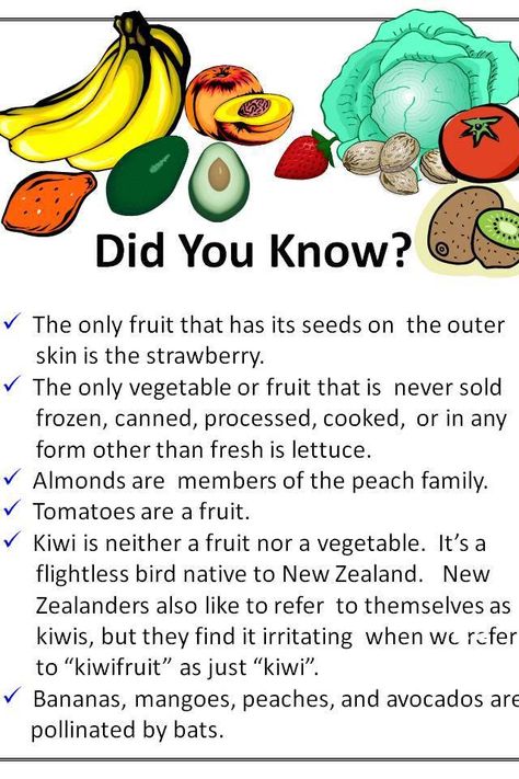 Fun food facts Odd Facts, Fruit Facts, Pinterest Food, Fun Facts For Kids, Health Facts Food, Fun Fact Friday, Healthy Facts, Kids Healthy, Did You Know Facts