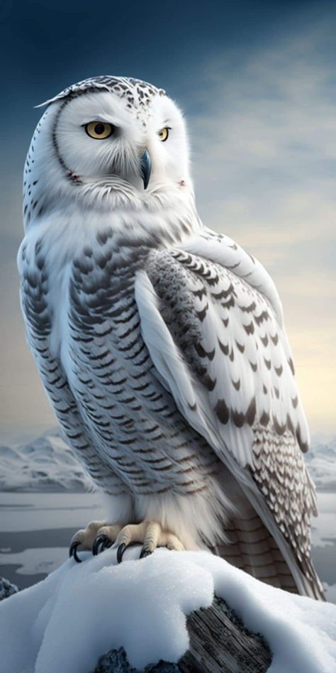 Snow Owl Tattoo, Snowy Owl Tattoo, Owl Feather Tattoos, Snowy Owl Art, Owl Wallpapers, Snowy Owls, Awesome Owls, Owl Photography, Owl Images