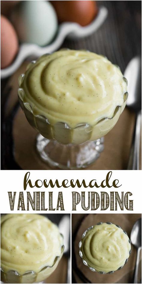 Pudding Recipes Homemade, Desserts Recipes Easy, Vanilla Pudding Recipes, Homemade Vanilla Pudding, Avocado Pudding, Homemade Pudding, Easy Dessert Recipe, Pudding Desserts, Easy Homemade Recipes