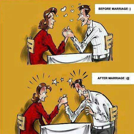 Before And After Marriage, Christmas Humor Ecards, Relationship Cartoons, Best Funny Photos, After Marriage, Before Marriage, Marriage Humor, Jokes For Kids, Memes Humor