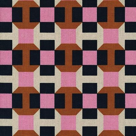 Some Sunday fabric inspiration by Hermes (Pavage Imprime M.02). #interiordesign #inspiration #fabric #interior #design #midcenturymodern Artbox London, Print Inspiration, Design Geometric, Textile Patterns, Graphic Patterns, Textile Prints, Surface Pattern Design, Quilt Inspiration, Repeating Patterns