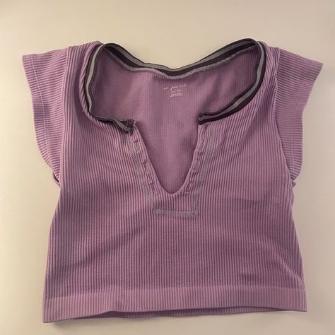 Urban outfitters out from under go for gold top purple (XS/S) Go For Gold Top, Shopping Vibes, Hello 2024, Urban Top, Urban Outfitters Shirt, Shirts For Summer, Purple Aura, Preppy Tops, Gold Tops