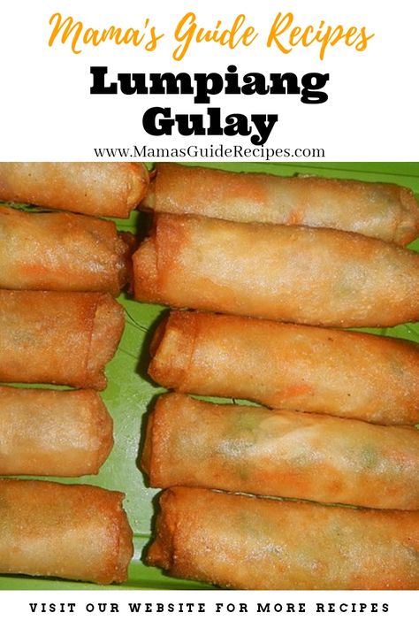 Lumpia Togue Recipe, Lumpia Gulay Recipe Filipino, Lumpiang Togue Recipe, Lumpia Togue, Lumpiang Gulay Recipe, Tupig Recipe, Gulay Recipe, Lumpiang Gulay, Vegetable Lumpia