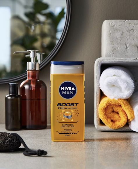 Male Product Photography, Product Placement Photography, Ring Light Photo, Hair Advertising, Mens Body Wash, The Good Son, Nivea Men, Photo Editing Techniques, Men Photography