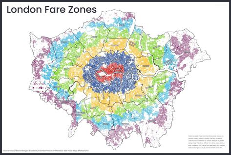 Tube Zones – Mapping London London Boroughs, London Map, London Transport, Backyard Inspo, Greater London, London Underground, Houses For Sale, London Travel, East London