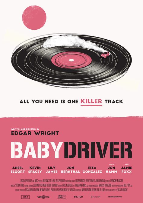 Baby Driver on Behance Baby Driver Wallpaper, Baby Driver Aesthetic, Driver Illustration, Baby Driver Poster, Journaling Photos, Create Poster, Big Talk, Direction Illustration, Baby Driver