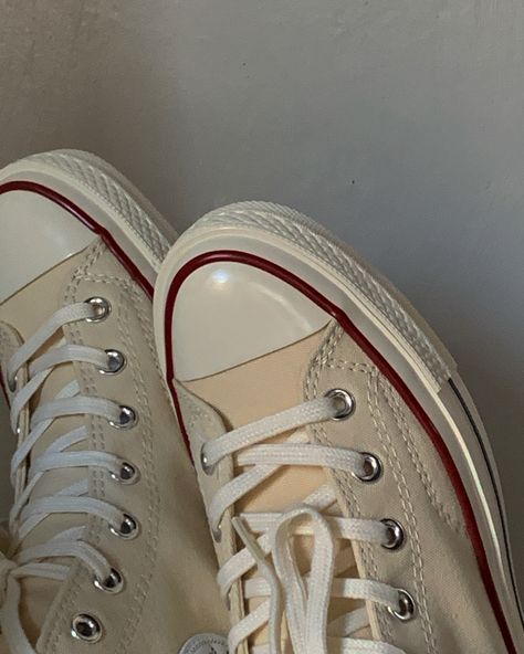 Natural Ivory Converse, 70 Aesthetic, Beige Converse, Aesthetic Converse, Off White Converse, 70s Converse, Converse 70s, Cream Converse, Chuck 70s