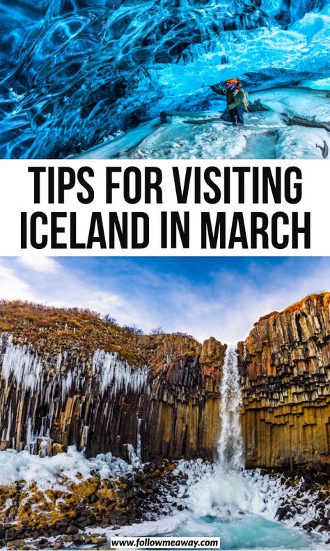 Tips For Visiting Iceland In March | 6 Things To Know Before Visiting Iceland In March | how to spend March in Iceland | best places to see in Iceland | seasonal travel guide for iceland | where to go in iceland during march | bucket list locations for Iceland in march | travel tips for Iceland #iceland Iceland In March, March Travel, Iceland Honeymoon, Iceland Packing, Iceland Vacation, Iceland Travel Guide, Iceland Travel Tips, Iceland Itinerary, Iceland Road Trip