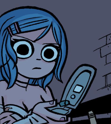 scott pilgrim Ramona Flowers, Scott Pilgrim, Blue Hair, Flowers, Hair, Blue