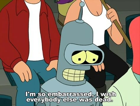 How I feel when I realize I did something really stupid Futurama Quotes, Philip J Fry, Futurama Bender, Matt Groening, Futurama, The Simpsons, How I Feel, Cartoon Character, Serie Tv