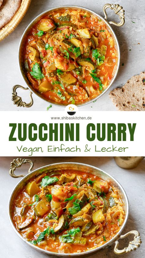 Falls du auf der Suche nach einfachen und leckeren Zucchini Rezepten für Hauptspeise bist, dann bist du bei mir genau richtig! Mein Zucchini Curry ist nicht nur köstlich sondern auch mit wenig Zutaten & wenig Aufwand schnell zubereitet. Ich wünsche dir ganz viel Spaß mit meinem Zucchini Rezept 🧡. Zucchini Vegan, Vegan Nutrition, Eat Smart, Thai Recipes, Curry Recipes, Zucchini, Low Carb, Vegetarian Recipes, Food And Drink