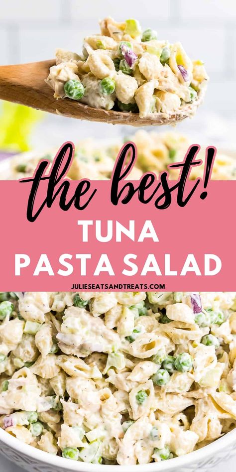 Tuna Pasta Salad Recipes, I Lost 100 Pounds, Tuna Macaroni Salad, Creamy Tuna Pasta, Tuna Pasta Salad, Tuna Salad Pasta, Creamy Dressing, Macaroni Salad Recipe, Tuna Salad Recipe